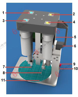 WH-CP-03 PDMS electric cutting and punching